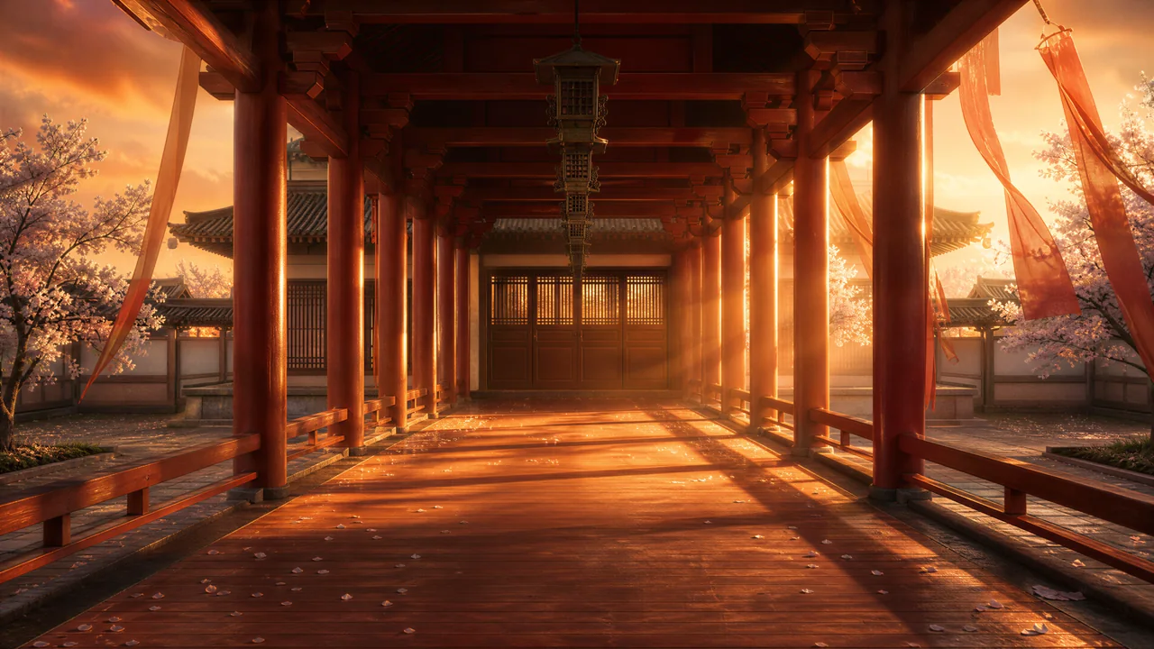 夕照长廊